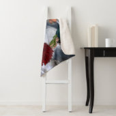 Abstracte Floral Art Sherpa Blanket Deken (In situ)