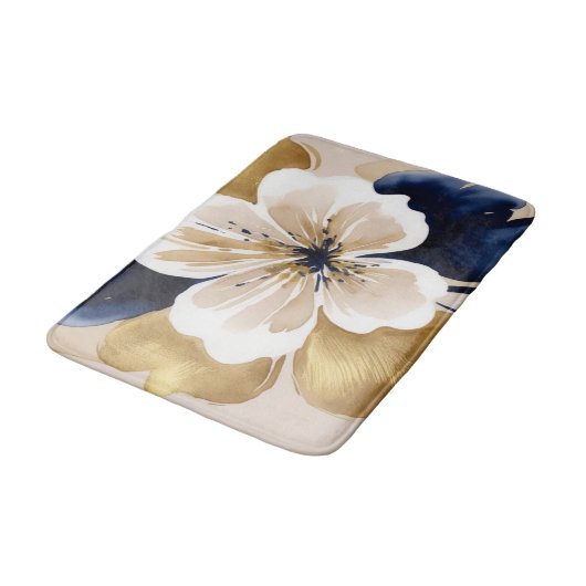 Abstracte Floral Badmat (Gekanteld)