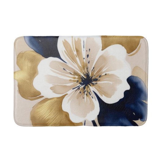 Abstracte Floral Badmat (Voorkant)