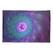 Abstracte Floral Beauty Colorful Fractal Art Flowe Kussensloop (Achterkant)