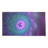 Abstracte Floral Beauty Colorful Fractal Art Flowe Kussensloop (Achterkant)