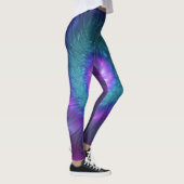 Abstracte Floral Beauty Colorful Fractal Art Flowe Leggings (Rechts)