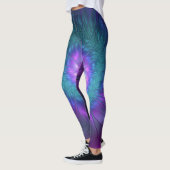 Abstracte Floral Beauty Colorful Fractal Art Flowe Leggings (Links)