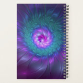 Abstracte Floral Beauty Colorful Fractal Art Flowe Planner (Achterkant)