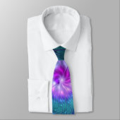 Abstracte Floral Beauty Colorful Fractal Art Flowe Stropdas (Gebonden)