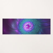 Abstracte Floral Beauty Colorful Fractal Art Flowe Yogamat (Voorkant (horizontaal))