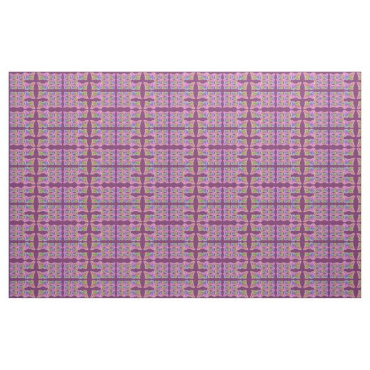 Abstracte Floral Butterflies Stof (Yard (91,4 cm))