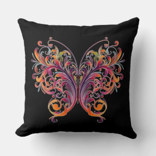 Abstracte Floral Butterfly Kussen