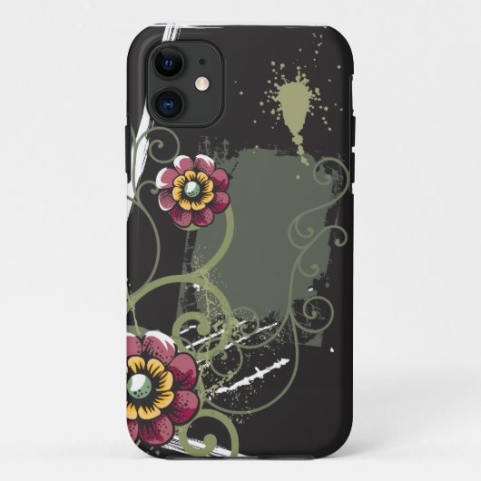 Abstracte Floral Case-Mate iPhone Case (Achterkant)