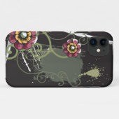Abstracte Floral Case-Mate iPhone Case (Achterkant (horizontaal))