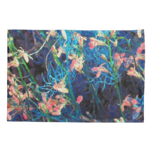 Abstracte Floral Fantasy Kussensloop (Achterkant-Links)