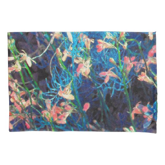 Abstracte Floral Fantasy Kussensloop (Voorkant-Links)