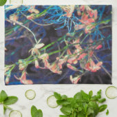 Abstracte Floral Fantasy Theedoek (Gevouwen)