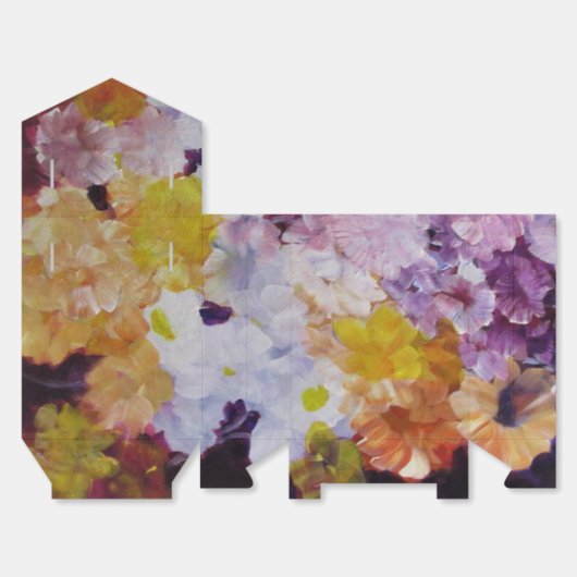 Abstracte Floral / geschenkdoos Bedankdoosjes (Ongevouwen)