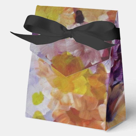 Abstracte Floral / geschenkdoos Bedankdoosjes (Voorkant)