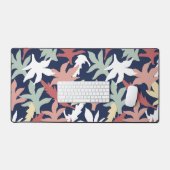 Abstracte Floral Hedendaagse Desk Mat (Keyboard & Muis)