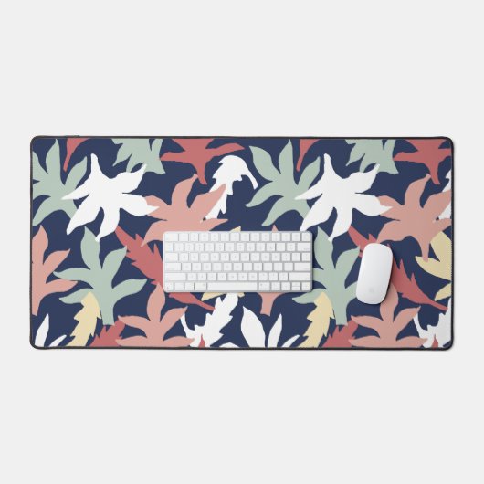 Abstracte Floral Hedendaagse Desk Mat (Keyboard & Muis)