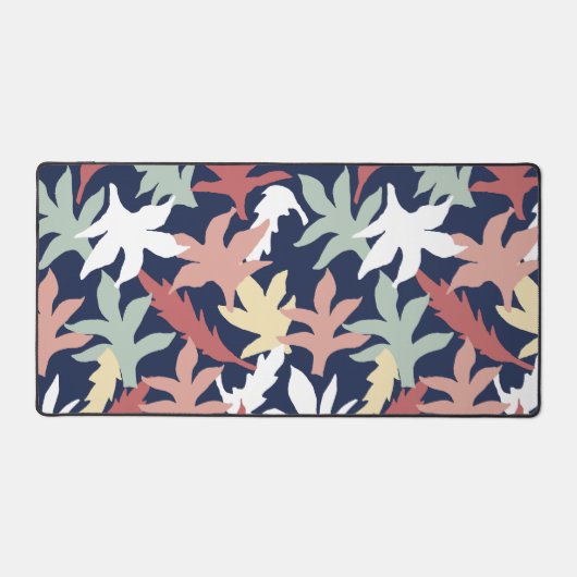 Abstracte Floral Hedendaagse Desk Mat (Voorkant)
