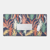 Abstracte Floral Hedendaagse Desk Mat (Keyboard & Muis)