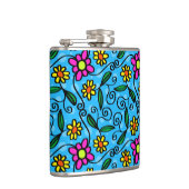 Abstracte Floral Heupfles (Rechts)