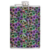 Abstracte Floral Heupfles (Voorkant)