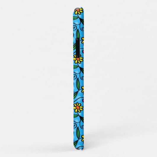 Abstracte Floral iPhone 11 Hoesje (Achterkant/rechts)