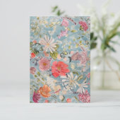 Abstracte Floral Kaart (Staand voorkant)