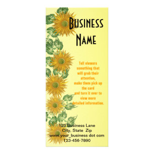 Abstracte Floral Leaf Border Sjabloon Reclamekaart