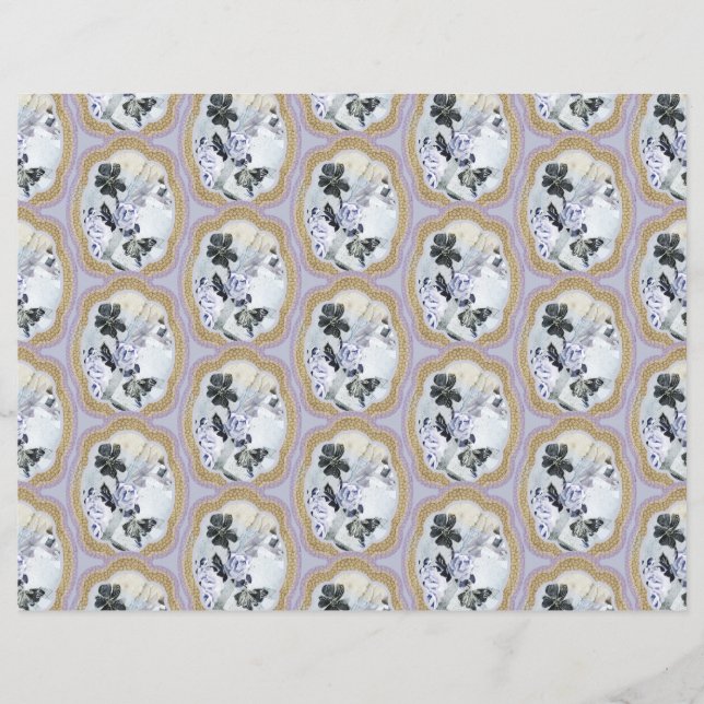 Abstracte Floral Medallion (Voorkant)