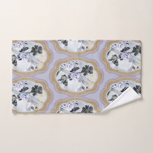 Abstracte Floral Medallion Bad Handdoek (Handdoek)
