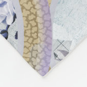 Abstracte Floral Medallions Fleece Deken (Hoek)