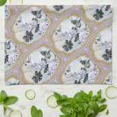 Abstracte Floral Medallions Theedoek (Gevouwen)