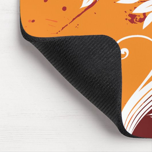 Abstracte Floral Mousepad Muismat (Hoek)