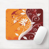 Abstracte Floral Mousepad Muismat (Met muis)