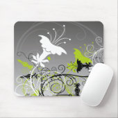 Abstracte Floral Mousepad Muismat (Met muis)