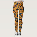 Abstracte Floral Mustard en Blue Chic-Leggings Leggings<br><div class="desc">Voltooi uw kleding in de herfst of altijd met deze abstracte chemisch florele leggings.  Mosterdgeel en blauw maken herfst,  lente en zomerseizoenen leuk en zullen de winter een kleurslag geven.</div>