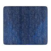 Abstracte Floral op de blauwe achtergrond Snijplank (Voorkant)