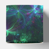 Abstracte Floral Pattern Heart Favor Box Bedankdoosjes (Bovenkant)