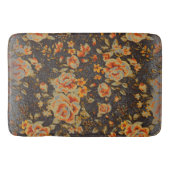 Abstracte Floral penseeltextuur Badmat (Voorkant)