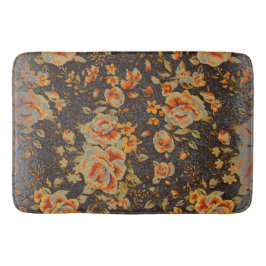 Abstracte Floral penseeltextuur Badmat