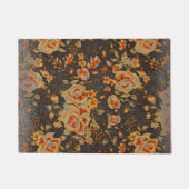Abstracte Floral penseeltextuur Deurmat (Voorkant)