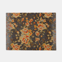 Abstracte Floral penseeltextuur Deurmat