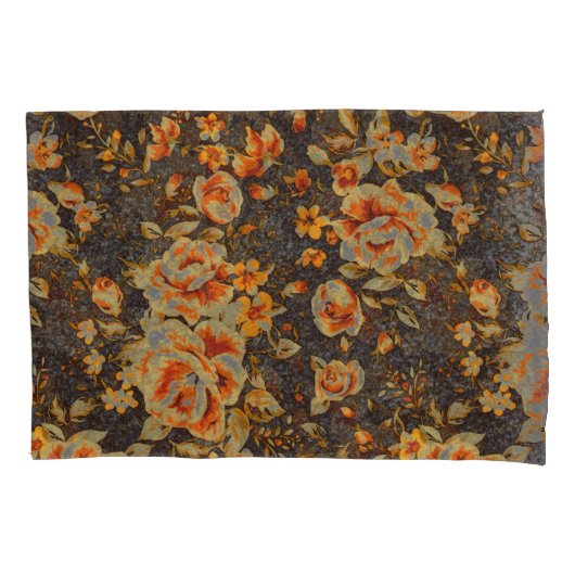 Abstracte Floral penseeltextuur Kussensloop (Voorkant)