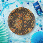 Abstracte Floral penseeltextuur Papieren Bordje (Feest)