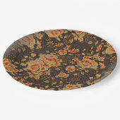 Abstracte Floral penseeltextuur Papieren Bordje (Gekanteld)