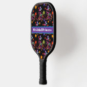 Abstracte Floral Pickleball Princess Pickleball Pa Paddle (Links)