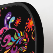 Abstracte Floral Pickleball Princess Pickleball Pa Paddle (Links Detail)