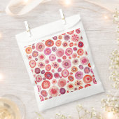 Abstracte Floral Pink Bedankzakje (Geknipt)