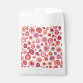 Abstracte Floral Pink Bedankzakje (Voorkant)