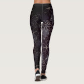 Abstracte Floral Print Leggings (Achterkant)